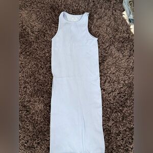 Maxi Body Con Baby Blue Dress